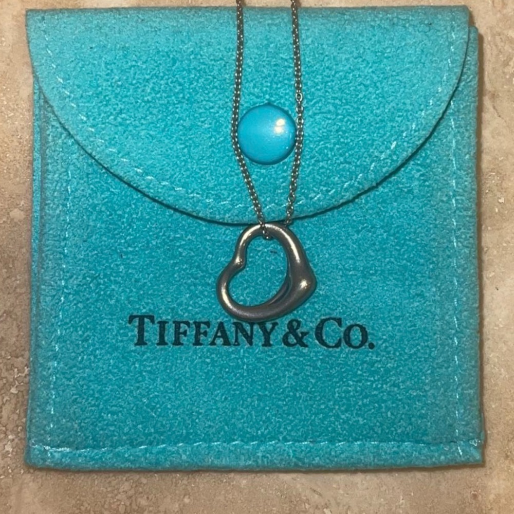 Tiffany & Co. Silver Open Heart Pendant